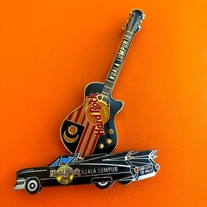 Vintage 1990’s Hard Rock Cafe Pins - Car and Guitar